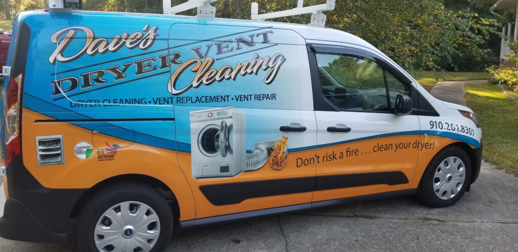 Dave's Dryer Vent Cleaning van