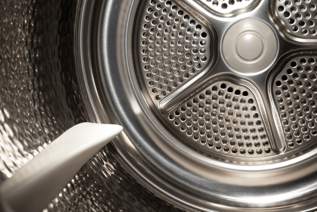 inside of a dryer
